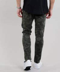 Calca-de-Sarja-Masculina-Slim-Estampada-Camuflada-Verde-Militar-9201951-Verde_Militar_2