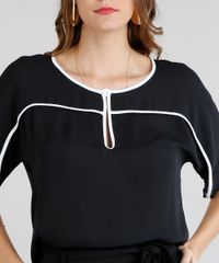 Blusa-Feminina-com-Vivo-Contrastante-Manga-Curta-Preta-9295578-Preto_4