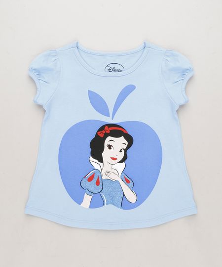 Blusa-Infantil-Branca-de-Neve-com-Glitter-Manga-Curta-Decote-Redondo-Azul-Claro-9268686-Azul_Claro_1 Blusa-Infantil-Branca-de-Neve-com-Glitter-Manga-Curta-Decote-Redondo-Azul-Claro-9268686-Azul_Claro_1