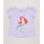 Blusa-Infantil-Pequena-Sereia-Ariel-com-Glitter-Manga-Curta-Decote-Redondo-Lilas-9268683-Lilas_1