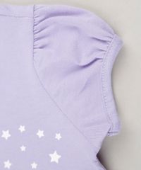 Blusa-Infantil-Pequena-Sereia-Ariel-com-Glitter-Manga-Curta-Decote-Redondo-Lilas-9268683-Lilas_5