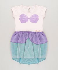 Vestido-Infantil-Pequena-Sereia-Ariel-com-Glitter-e-Lurex-Manga-Curta-Decote-Redondo-Rosa-Claro-9268907-Rosa_Claro_1