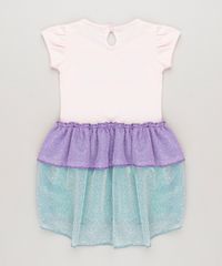 Vestido-Infantil-Pequena-Sereia-Ariel-com-Glitter-e-Lurex-Manga-Curta-Decote-Redondo-Rosa-Claro-9268907-Rosa_Claro_2