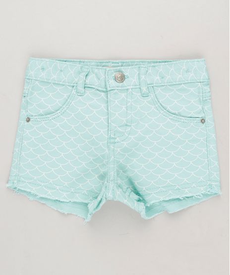 Short-Color-Infantil-Estampado-de-Escamas-com-Bolsos-Verde-Agua-9245810-Verde_Agua_1