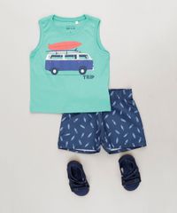 Conjunto-Infantil-de-Regata-com-Estampa-de-Carro-Verde---Short-Estampado-de-Pranchas-Azul-Marinho-9248003-Azul_Marinho_3