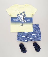 Conjunto-Infantil-Tubarao-de-Camiseta-Manga-Curta-Amarelo-Claro---Bermuda-Azul-Marinho-9248005-Azul_Marinho_3