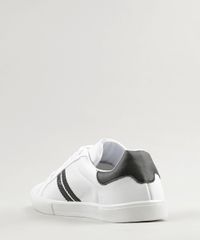 Tenis-Masculino-com-Listras-Laterais-Branco-9298487-Branco_3