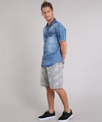 Short-Masculino-Estampado-Camuflado-com-Bolsos-Cinza-9200750-Cinza_3