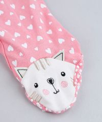 Macacao-Infantil-Gatinho-Estampado-de-Coracoes-Manga-Longa-em-Algodao---Sustentavel-Rosa-9109991-Rosa_4