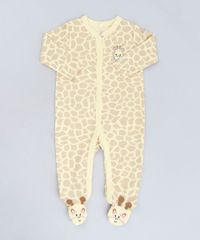 Macacao-Infantil-Girafa-Estampado-Animal-Print-Manga-Longa-em-Algodao---Sustentavel-Amarelo-9109992-Amarelo_1