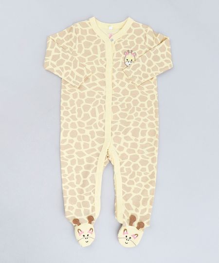 Macacao-Infantil-Girafa-Estampado-Animal-Print-Manga-Longa-em-Algodao---Sustentavel-Amarelo-9109992-Amarelo_1