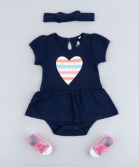 Body-Saia-Infantil--This-is-Love--Manga-Curta-Decote-Redondo---Faixa-de-Cabelo-em-Algodao---Sustentavel-Azul-Marinho-9116671-Azul_Marinho_3