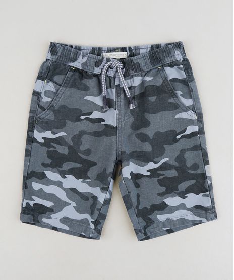Bermuda-Infantil-Estampada-Camuflada-com-Cordao-Chumbo-9239854-Chumbo_1