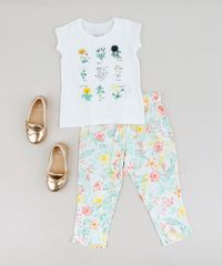 Blusa-Infantil-com-Estampa-Interativa-de-Flores-Manga-Curta-Decote-Redondo--Off-White-9244878-Off_White_3