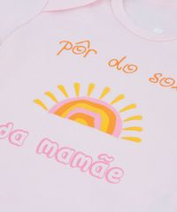 Body-Infantil--Por-do-Sol-da-Mamae--Manga-Curta-em-Algodao---Sustentavel-Rosa-Claro-9229287-Rosa_Claro_4
