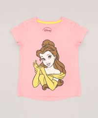 Blusa-Infantil-Princesas-Bela-Manga-Curta-Decote-Redondo--Rosa-9269448-Rosa_1
