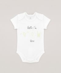 Body-Infantil--Hello-I-m-New-Here--Manga-Curta-em-Algodao---Sustentavel-Branco-9114230-Branco_1