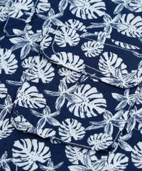 Macaquinho-Infantil-Estampado-de-Folhas-Manga-Curta-em-Algodao---Sustentavel-Azul-Marinho-9118882-Azul_Marinho_5