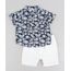 Conjunto-Infantil-de-Camisa-com-Linho-Estampada-de-Folhas-Manga-Curta-Azul-Marinho---Bermuda-em-Algodao---Sustentavel-Off-White-9118883-Off_White_1