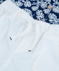 Conjunto-Infantil-de-Camisa-com-Linho-Estampada-de-Folhas-Manga-Curta-Azul-Marinho---Bermuda-em-Algodao---Sustentavel-Off-White-9118883-Off_White_4