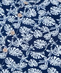 Conjunto-Infantil-de-Camisa-com-Linho-Estampada-de-Folhas-Manga-Curta-Azul-Marinho---Bermuda-em-Algodao---Sustentavel-Off-White-9118883-Off_White_5