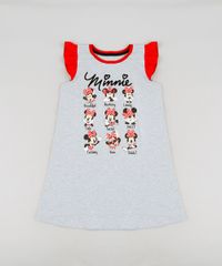 Camisola-Infantil-Minnie-com-Babado-Sem-Manga-Decote-Redondo-Cinza-Mescla-9223975-Cinza_Mescla_1