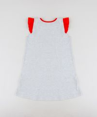 Camisola-Infantil-Minnie-com-Babado-Sem-Manga-Decote-Redondo-Cinza-Mescla-9223975-Cinza_Mescla_2