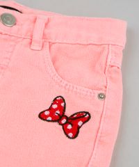 Short-Color-Infantil-Minnie-com-Bordado-e-Barra-Desfiada-Rosa-Neon-9276656-Rosa_Neon_5
