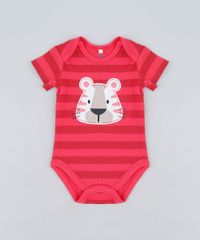 Body-infantil-Tigre-Listrado-em-Algodao---Sustentavel-Vermelho-9110031-Vermelho_1