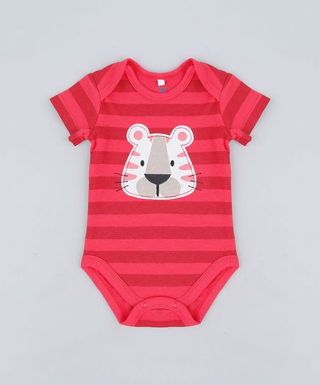 Body-infantil-Tigre-Listrado-em-Algodao---Sustentavel-Vermelho-9110031-Vermelho_1
