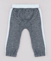 Calca-Infantil-com-Faixa-Lateral-em-Moletom-de-Algodao---Sustentavel-Cinza-Mescla-Escuro-9114235-Cinza_Mescla_Escuro_2
