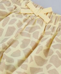 Short-Infantil-Girafa-Estampado-Animal-Print-em-Algodao---Sustentavel-Amarelo-9109994-Amarelo_4