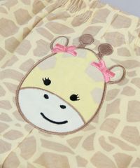 Short-Infantil-Girafa-Estampado-Animal-Print-em-Algodao---Sustentavel-Amarelo-9109994-Amarelo_5