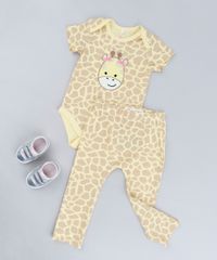Calca-Infantil-Girafa-Estampada-Animal-Print-em-Algodao---Sustentavel-Amarelo-9109988-Amarelo_3