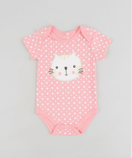 Body-infantil-Gatinha-Estampado-de-Coracoes-em-Algodao---Sustentavel-Rosa-9109989-Rosa_1