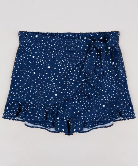 Short-Saia-Infantil-Estampada-de-Estrelas-com-Transpasse-e-Laco--Azul-Marinho-9257249-Azul_Marinho_1 Short-Saia-Infantil-Estampada-de-Estrelas-com-Transpasse-e-Laco--Azul-Marinho-9257249-Azul_Marinho_1