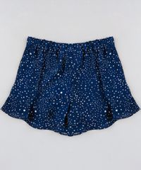 Short-Saia-Infantil-Estampada-de-Estrelas-com-Transpasse-e-Laco--Azul-Marinho-9257249-Azul_Marinho_2