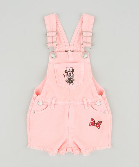 Jardineira-Color-Infantil-Minnie-com-Bordado-Rosa-Neon-9276658-Rosa_Neon_1