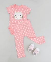 Calca-Infantil-Gatinha-Estampada-de-Coracoes-em-Algodao---Sustentavel-Rosa-9109987-Rosa_3