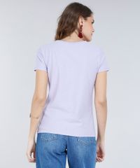 Blusa-Feminina-Basica-Flame-Decote-V-Manga-Curta-em-Algodao---Sustentavel-Lilas-8525926-Lilas_2