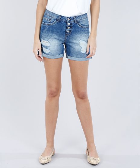 Short-Jeans-Feminino-Midi-Destroyed-Azul-Medio-9311005-Azul_Medio_1