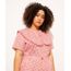 Blusa-Plus-Size-Estampada-Xadrez-Vichy-Gola-Boneca-com-Babado-Manga-Curta-Mindset-Vermelha-1004369-Vermelho_1