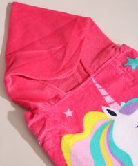 Roupao-Infantil-Poncho-Estampado-Unicornio-e-Estrelas-Com-Capuz-Rosa-9984113-Rosa_5