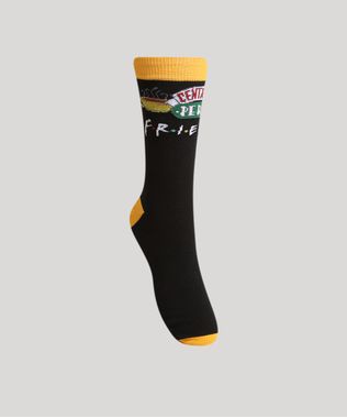 Meia-Cano-Alto-Divertida--Central-Perk--Friends--Preta-1000052-Preto_1