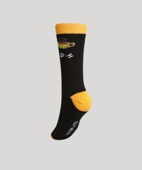 Meia-Cano-Alto-Divertida--Central-Perk--Friends--Preta-1000052-Preto_2