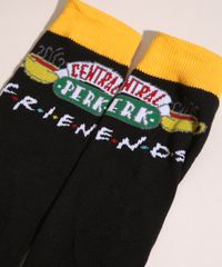 Meia-Cano-Alto-Divertida--Central-Perk--Friends--Preta-1000052-Preto_4