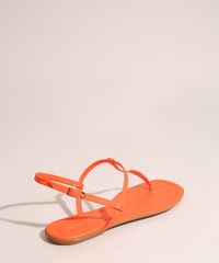 Rasteirinha-Feminina-com-Tiras-Oneself-Laranja-1003994-Laranja_3