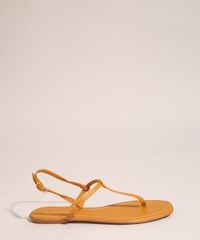 Rasteirinha-Feminina-com-Tiras-Oneself-Mostarda-1003997-Mostarda_1