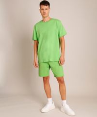 Bermuda-Reta-de-Moletom-Basica-com-Cordao-Verde-1003814-Verde_1