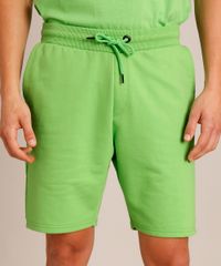 Bermuda-Reta-de-Moletom-Basica-com-Cordao-Verde-1003814-Verde_5